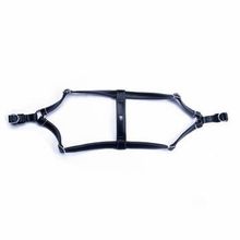 Doggie Konfor Ronin Deri Siyah 2x45-55 cm Köpek Göğüs Tasması
