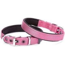 Doggie Konforlu Dokumadan El Yapımı Kemik Süslü Mor 2x30-35 cm Köpek Boyun Tasması