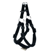 Doggie Konforlu Dokumadan El Yapımı Ronin Model Siyah 1.5x40-45 cm Köpek Göğüs Tasması