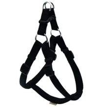 Doggie Konforlu Dokumadan El Yapımı Ronin Model Siyah 2x55-65 cm Köpek Göğüs Tasması