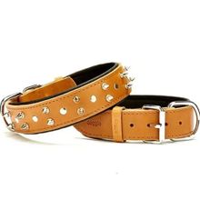 Doggie Konforlu El Yapımı Kamel 4x47-55 cm Köpek Boyun Tasması