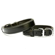Doggie Konforlu El Yapımı Rivetli Siyah 2.5x37-45 cm Köpek Boyun Tasması