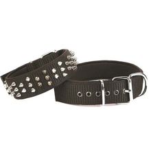 Doggie Large 5x60-70 cm Siyah Comfort Dokuma Çivili Köpek Boyun Tasması