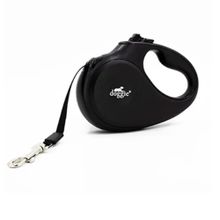 Doggie Master Serisi Siyah 12 kg / 3 mt Otomatik Uzatma Tasması