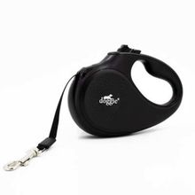 Doggie Master Serisi Siyah 25 kg / 5 mt Otomatik Uzatma Tasması