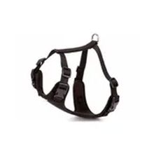 Doggie Medium Siyah 2x45 55 cm Havalı Dokuma Köpek Göğüs Tasması