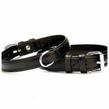 Doggie Polar Dokumadan El Yapımı Siyah 3x47-55 cm Köpek Boyun Tasması