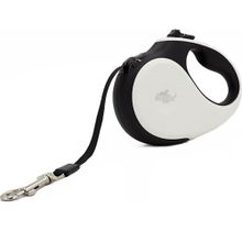 Doggie Soft Seri M White Otomatik Tasması