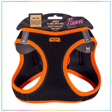 Doggie Turuncu XS 30-34 cm Havalı Dokuma Neon Serisi Küçük Irk Köpek Göğüs Tasması