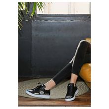 Dogo Vegan Deri Siyah The Wise Owl Tasarım Kadın Sneakers