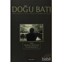 Doğu Batı Düşünce Dergisi Sayı: 12 Akademidekiler