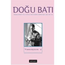 Doğu Batı Düşünce Dergisi Yıl: 23 / Sayı: 93 Mayıs, Haziran, Temmuz 2020