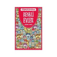 Dokuz Yayınları Renkli Evler Büyükler İçin Boyama