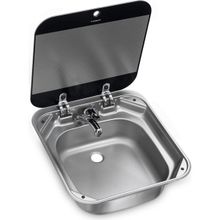 Dometic SNG4244 Cam Kapaklı Kare Karavan Lavabo Eviye