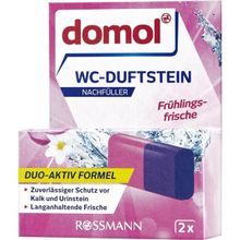Domol Klozet Blok Yedek Bahar Ferahlığı 2x40 gr WC Kokusu