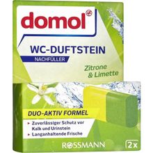 Domol Klozet Blok Yedek Limon 2x40 gr WC Kokusu