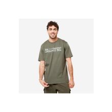 Domyos Fitness Haki Yeşil Düz Kesimli Spor Erkek T-Shirt