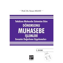 Dönem Sonu Muhasebe İşlemleri - Tekdüzen Muhasebe Sistemine Göre - Sinan Aslan