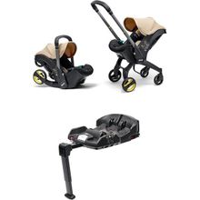 Doona I Bebek Arabasına Dönüşen I-Size Ana Kucağı Oto Koltuğu + Isofix Baza - Bej