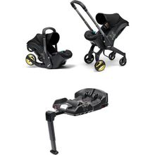Doona I Bebek Arabasına Dönüşen I-Size Ana Kucağı Oto Koltuğu + Isofix Baza - Siyah