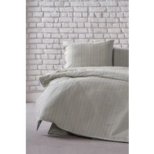 Doqu Home İpliği Boyalı Serisi160 x 220 cm Yeşil Mabel Tek Kişilik Nevresim Takımı