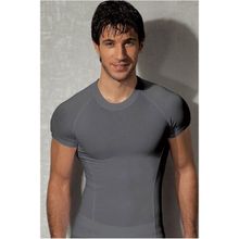 Doreanse 2535 Vücudu Saran Siyah Erkek T-shirt