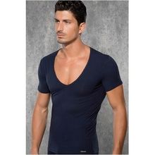 Doreanse 2820 Yırtık Yaka Sarı Erkek T-shirt