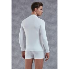 Doreanse 2930 Modal Boğazlı Yaka Uzun Kol Lacivert Erkek T-shirt