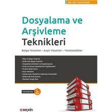 DOSYALAMA VE ARŞİVLEME TEKNIKLERI - YÜCEL İSLAM (ISBN:9789750201981)