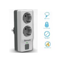 Dotvolt Surge Hunter 1050 Joule İkili Akım Korumalı Beyaz Anahtarlı Priz