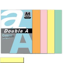 Double A 100'lü A4 80 gr Pastel Cheese Renkli Fotokopi Kağıdı