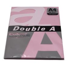Double A 100'lü A4 80 gr Pastel Pembe Renkli Fotokopi Kağıdı