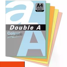 Double A 25'li A4 80 gr Safran Renkli Kağıt