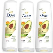 Dove 3x350 ml Avokado ve Kalendula Özü Dökülmeye Karşı Saç Bakım Kremi