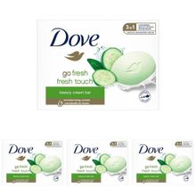 Dove 4x90 gr Beauty Cream Bar Fresh Touch Nemlendirici Etkili Katı Güzellik Sabunu