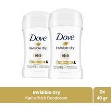 Dove Invisible Dry 2x40 ml Kadın Stick Deodorant