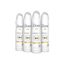 Dove Invisible Dry 4x150 ml Kadın Sprey Deodorant