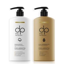 DP Daily Perfection 800 ml Pamuk Sütü Şampuan + 800 ml Çam Terebentin Şampuan
