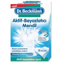 Dr. Backmann 15'li Aktif Beyazlatıcı Mendil