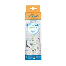 Dr. Browns 270 ml Geniş Ağız Anti-Kolik Dinozor Desenli PP Biberon
