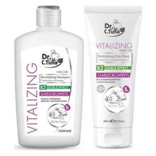 Dr.C.Tuna Sarımsaklı Vitalizing 500 ml Şampuan ve Bakım Kremi + 200 ml Şule Şampuan