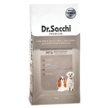 Dr.Sacchi Düşük Tahıllı Sığır Etli ve Kuzu Etli Mini Irk 12 kg Yetişkin Köpek Maması