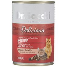 Dr.Sacchi Konserve Sığır Etli 400 gr Kedi Maması