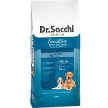 Dr.Sacchi Sensitive Somonlu 15 kg Yetişkin Köpek Maması