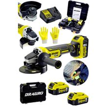 Dragro DRG-Alman Sprel Sarı 88 V 5ah Akülü Taşlama Makinesi