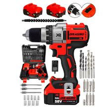Dragro XR58 58V 5Ah Mavi Darbeli Akülü Vidalama Makinesi