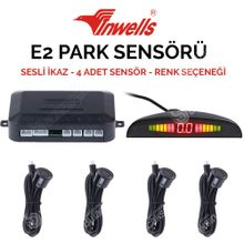 Dreamcar Siyah Inwells 4 Sensörlü Dijital Ekranlı Park Sensörü
