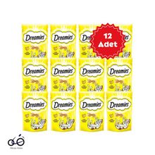 Dreamies 12x60 gr İç Dolgulu Peynirli Kedi Ödül Bisküvisi