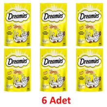 Dreamies 6x60 gr Peynirli Kedi Ödül Maması