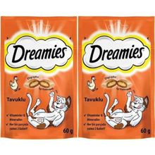 Dreamies Tavuklu 2x60 gr Kedi Ödül Maması